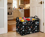 Sanjiaofeng Rectangular Moon and Stars Basket Waterproof Foldable Kids Laundry - Image 6