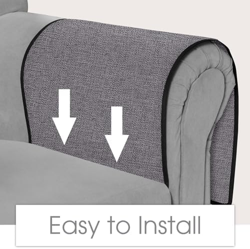 Joywell Remote Control Holder Armchair Caddy Armrest Organizer Grey - Image 4