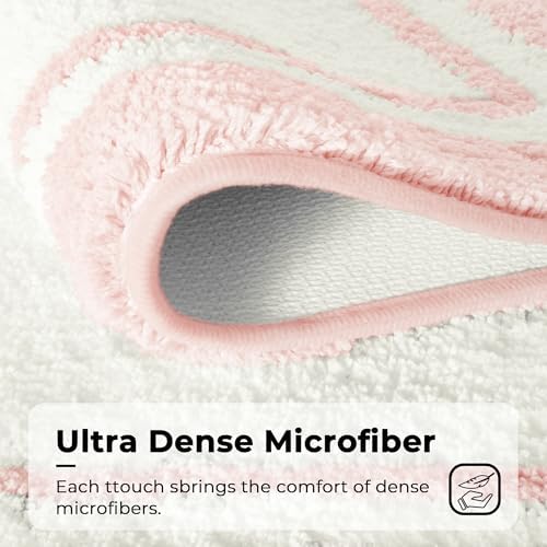 GRANNY SAYS Pink Bathroom Rug, Cute Bath Mat - Image 6