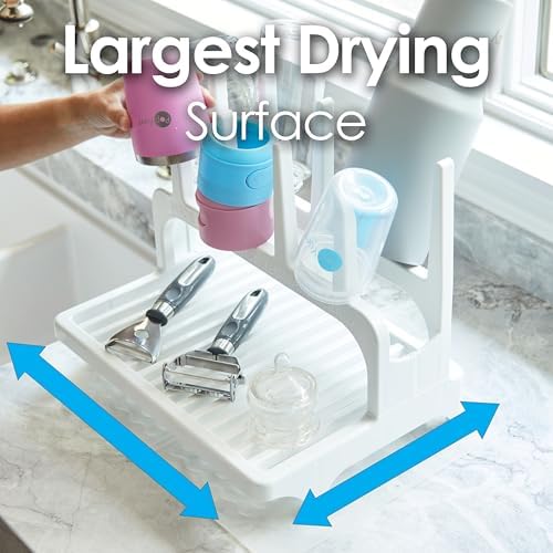 PopYum White Space Saving Drying Rack from 100% Recycled Bottles - Image 5