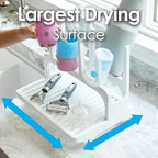 PopYum Gray Space Saving Drying Rack from 100% Recycled Bottles - Image 5