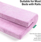 AEOCOO Bed Rail Bumpers for Toddlers, J-Shaped 2.3 Ft Kid Bed Bumper Purple - Image 4