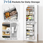 Mefirt Over The Door Organizer, 7 Tier Door Hanging Organizers - Image 4