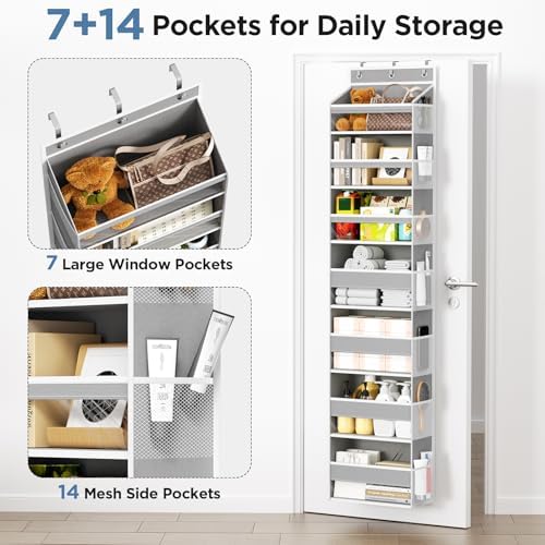 Mefirt Over The Door Organizer, 7 Tier Door Hanging Organizers - Image 4