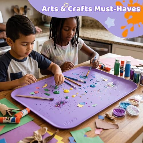AtMini Silicone Art Mats for Kids, Play Sand, DIY Crafts Mat for Kids - Image 5