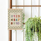 MAQIKA Boho Alphabet Number Classroom Poster Framed - Image 5