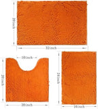 Bathroom Rugs Sets 3 Piece Non Slip, Bath Rugs - Image 3