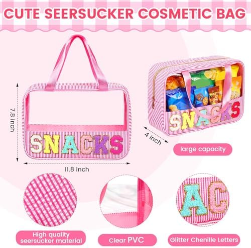 Sanwuta 1 Pcs Clear Seersucker Snacks Bag - Image 2
