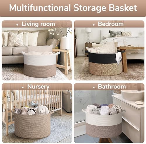 Goodpick 65L Large Cotton Rope Kids Toy Storage Basket - Image 6