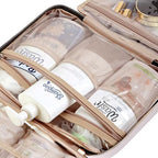 NISHEL Travel Toiletry Bag for women, Portable Hanging makeup Organizer - Image 6