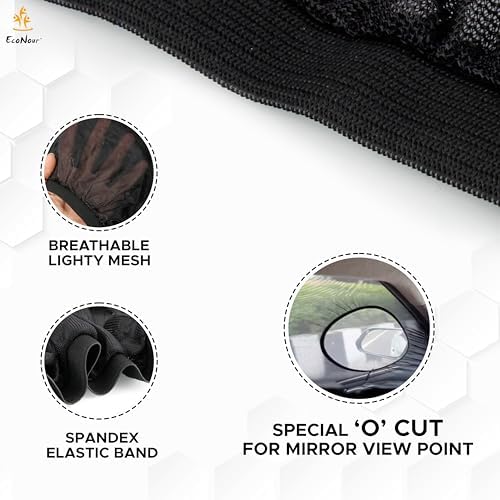 EcoNour Car Front Side Window Sun Shades Compatible - Image 2