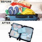 LANSKLBD 6/8 Set Packing Cubes for Suitcases Travel Luggage Packing Organizers - Image 5