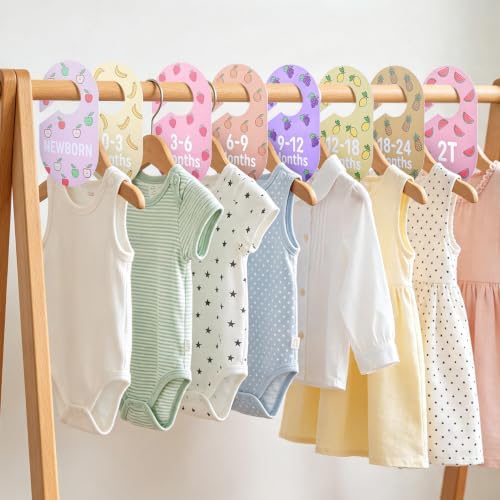 INFANZIA Baby Closet Dividers 8-Pack, Double-Sided PP Plastic - Image 3