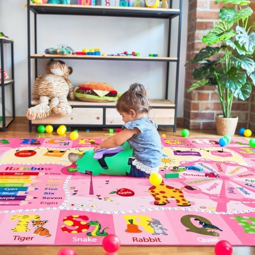 BENRON 4x6 Playroom Rug Washable, Play Mat - Image 6