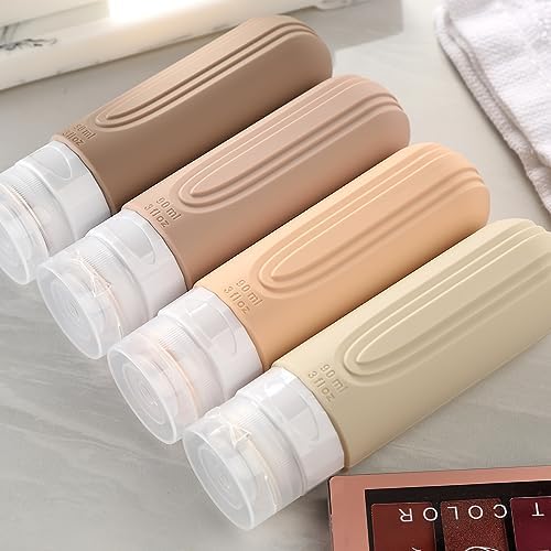 Mrsdry Travel Bottles for Toiletries, Tsa Approved 3oz Travel Size Containers - Image 5