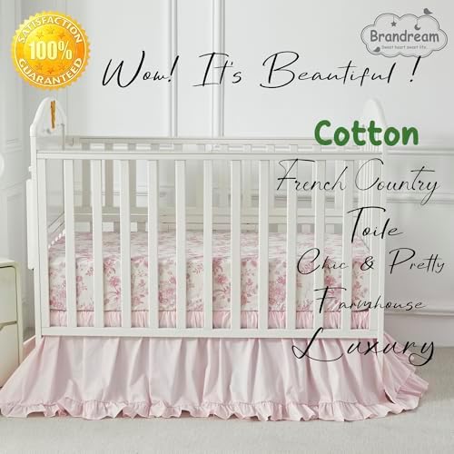 Brandream French Country Toile Crib Bedding Set - Image 5