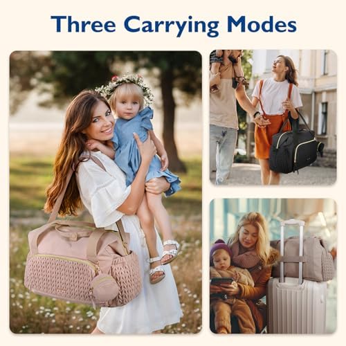 mommore Diaper Bag Tote Large Travel Baby Bag - Image 2