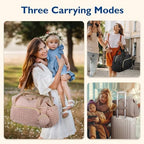 mommore Diaper Bag Tote Large Travel Baby Bag - Image 2