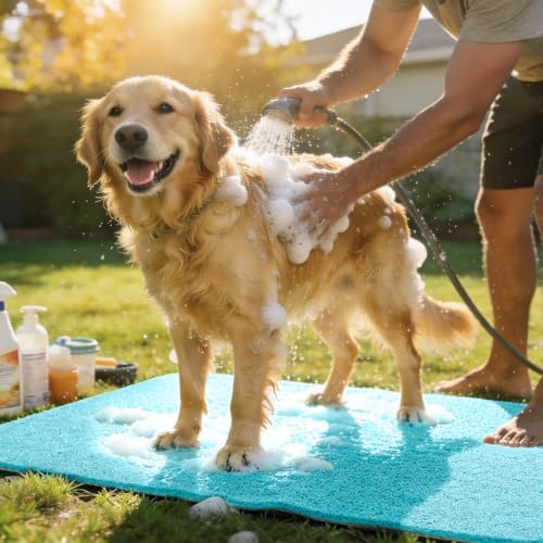 Asvin Soft Textured Bath, Tub Mat, 24x16 Inch, Phthalate Free, Non Slip Comfort - Image 6