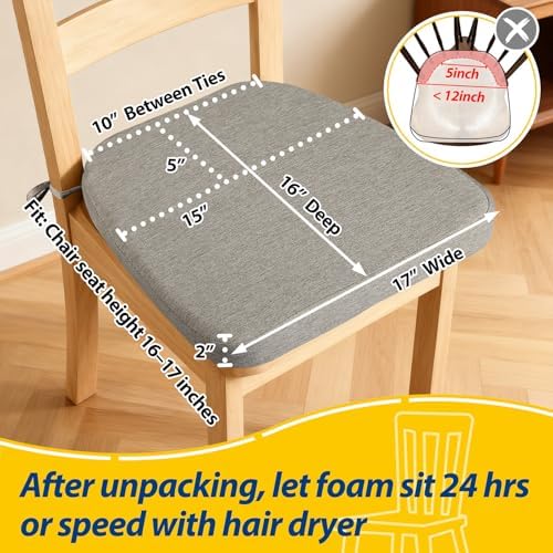 AAAAAcessories Chair Cushions for Dining Chairs - Image 2