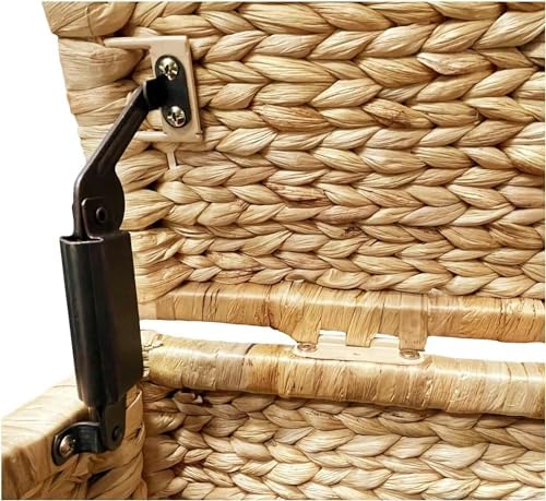 eHemco Water Hyacinth Wicker Storage Trunk, 30x17.5x17.5 Inches - Image 6