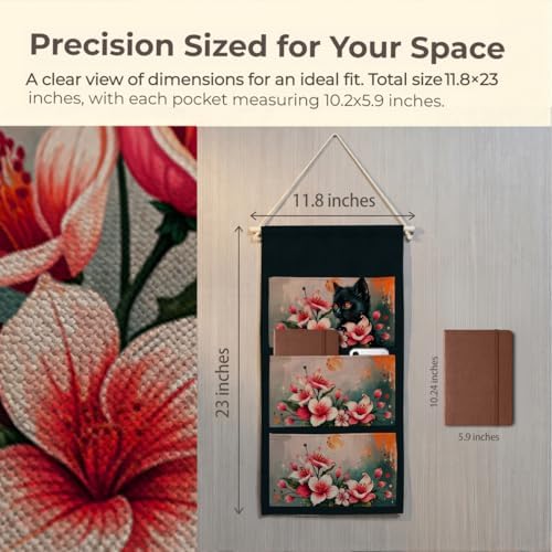 IAXIC Canvas Wall Hanging Organizer - Image 3
