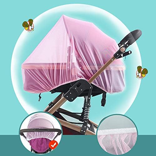 Sysmie 2 Pack Baby Stroller Mosquito Net, Durable Mesh Protection - Image 4