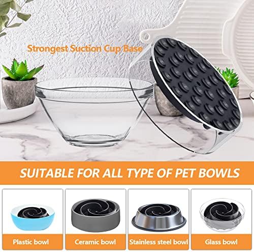 Slow Feeder Dog Bowls Insert, Animire Soft Silicone Slow Eating Dog Food Bowl - Image 6