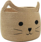 Storage Basket, Large 35L Woven Cotton Rope Baby Bin by Joliwove