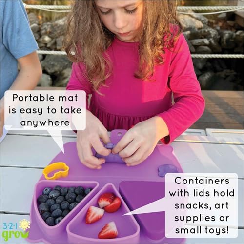 Silicone On-The-Go Snack Mat – Foldable Reusable Placemat - Image 5