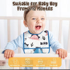 6Pcs Waterproof Toddler Bib Infant Food Bib - Image 5