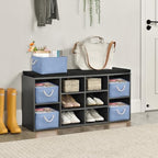 Storage Bins with Sturdy Cotton Handles, Fabric Storage Baskets - Image 4