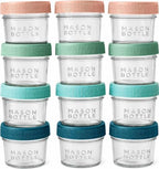 Mason Bottle Glass Breastmilk Storage Jars by MASONBOTTLE