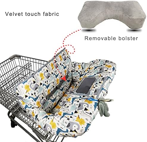 Shopping Cart Cover for Baby/Toddler, Cozy High Chair Cover, - Image 2