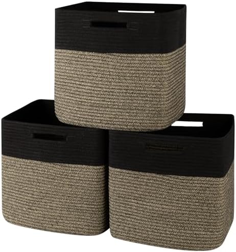 OIAHOMY 13 Inch Cube Storage Bins, Insert Storage Baskets by MasterofSpaceOptimization
