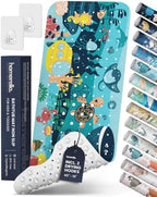 homerella Bathtub Mat Non Slip Kids 40x16 Baby Bath Mat Non Slip Anti Mold by Homerella