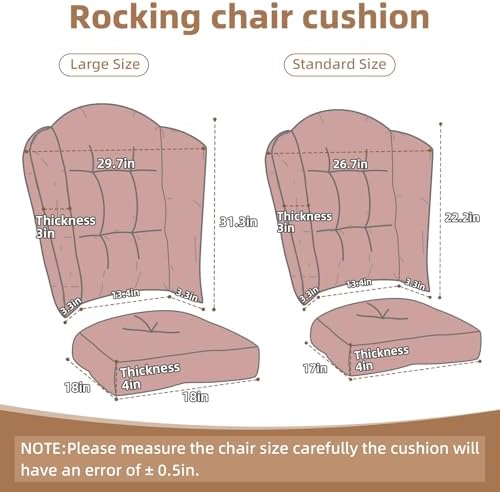 Wingback Rocking Chair cushion - Image 3