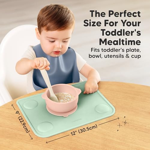 KeaBabies 2pk Silicone Placemats - Image 3