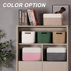4 Pack Storage Baskets for Organizing, Woven Baskets for Shelves - Image 4