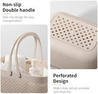 Plastic Portable Shower Caddy Basket, Storage Organizer - Image 2