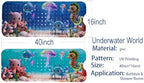 Bathtub_Shower_MAT Ocean World，Beach Bathroom Rugs/Baby Bath mat/Blue tub mat - Image 5
