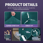 ZNSAYOTX Stretch Velvet Recliner Cover 4-Pieces, Thick Soft Recliner Chair - Image 3