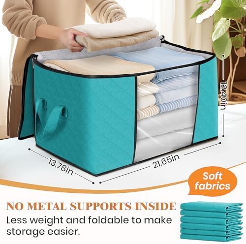 Fab totes 10 Pack Storage Bags for Clothes Blanket Storage Bins - Image 2