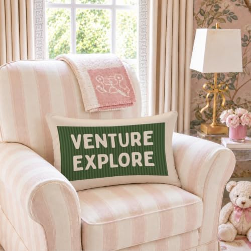 Boys Room Decor Adventure Venture Explore 12x20 Pillow Cover - Image 4