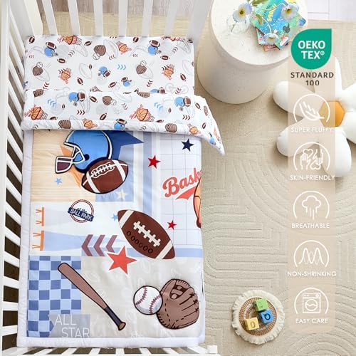 3-Piece Crib Bedding Set for Boys - Image 3