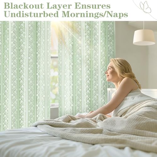 ASPMIZ Sage Green Blackout Curtains - Image 5