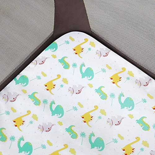 Pack and Play Sheets, Mini Crib Sheets, Stretchy Playard Fitted Sheet - Image 3