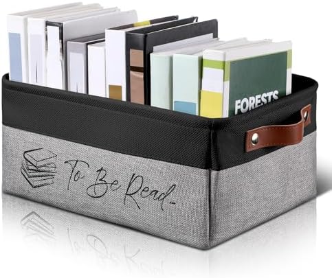 Marsui 1 Pcs TBR Basket Book Storage Bin Bookish Gifts by Marsui