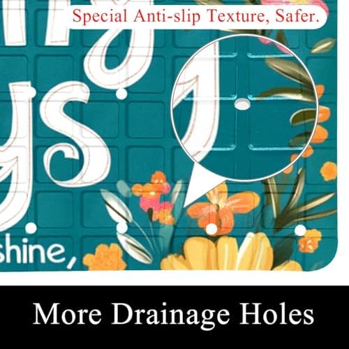 Baby Bath Mat Non Slip 26.8"x15.1" Bathtub Mat - Image 2