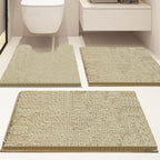 Bathroom Rugs Sets 3 Piece Non Slip, Bath Rugs - Image 2